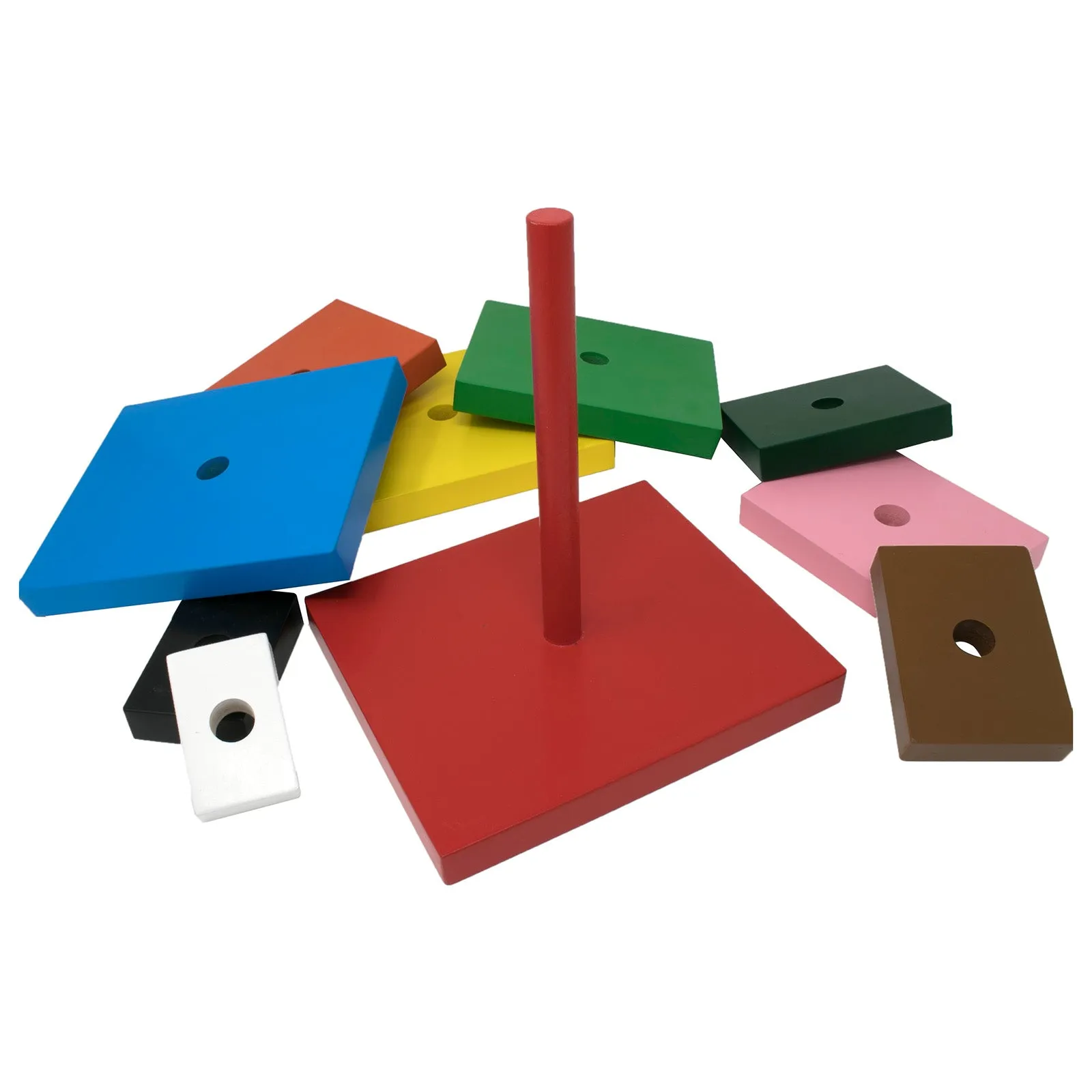 Rainbow Stacker Rectangle (10 Pcs)