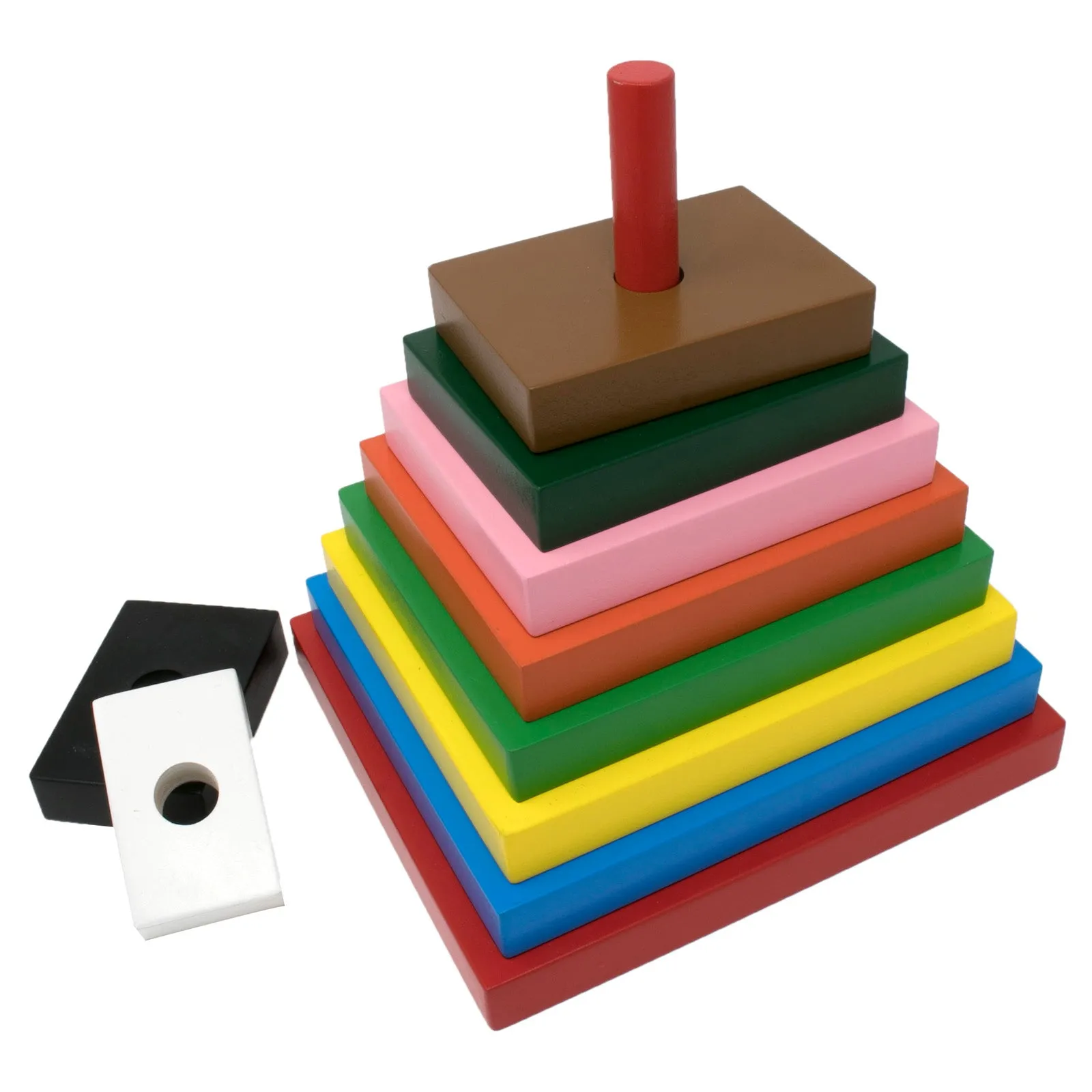 Rainbow Stacker Rectangle (10 Pcs)