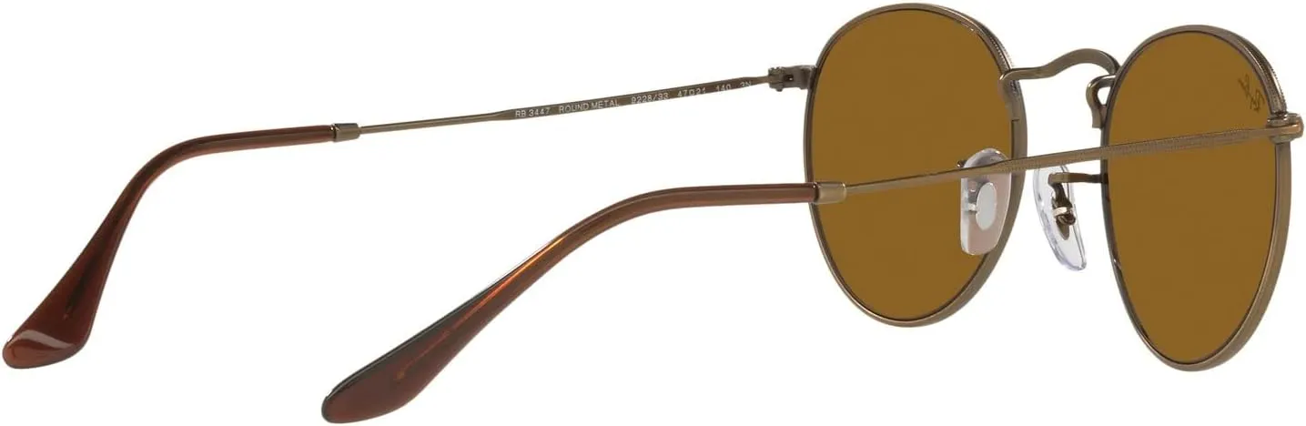Ray-Ban Rb3447 Round Metal Sunglasses