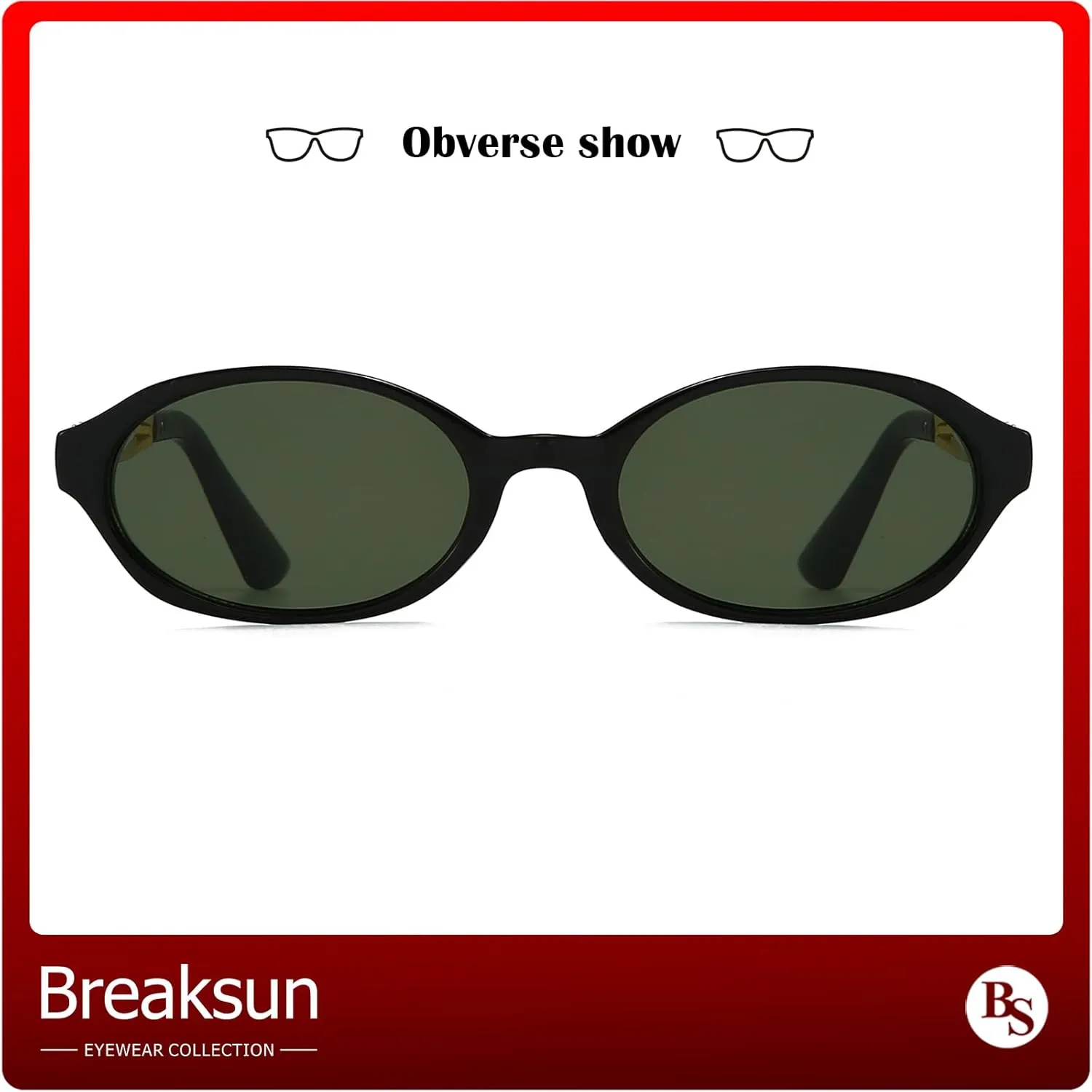Retro Oval Sunglasses for Women Men Trendy Narrow Round Sun Glasses Y2K Designer Vintage Shades