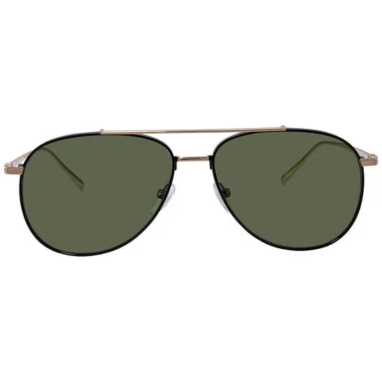Salvatore Ferragamo Black Aviator Men's Sunglasses