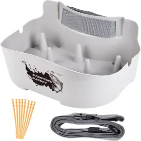 SF Fly Fishing Stripping Basket for Line Tray Ergonomic Smooth Super Lightweight with 8 Silicone Spikes