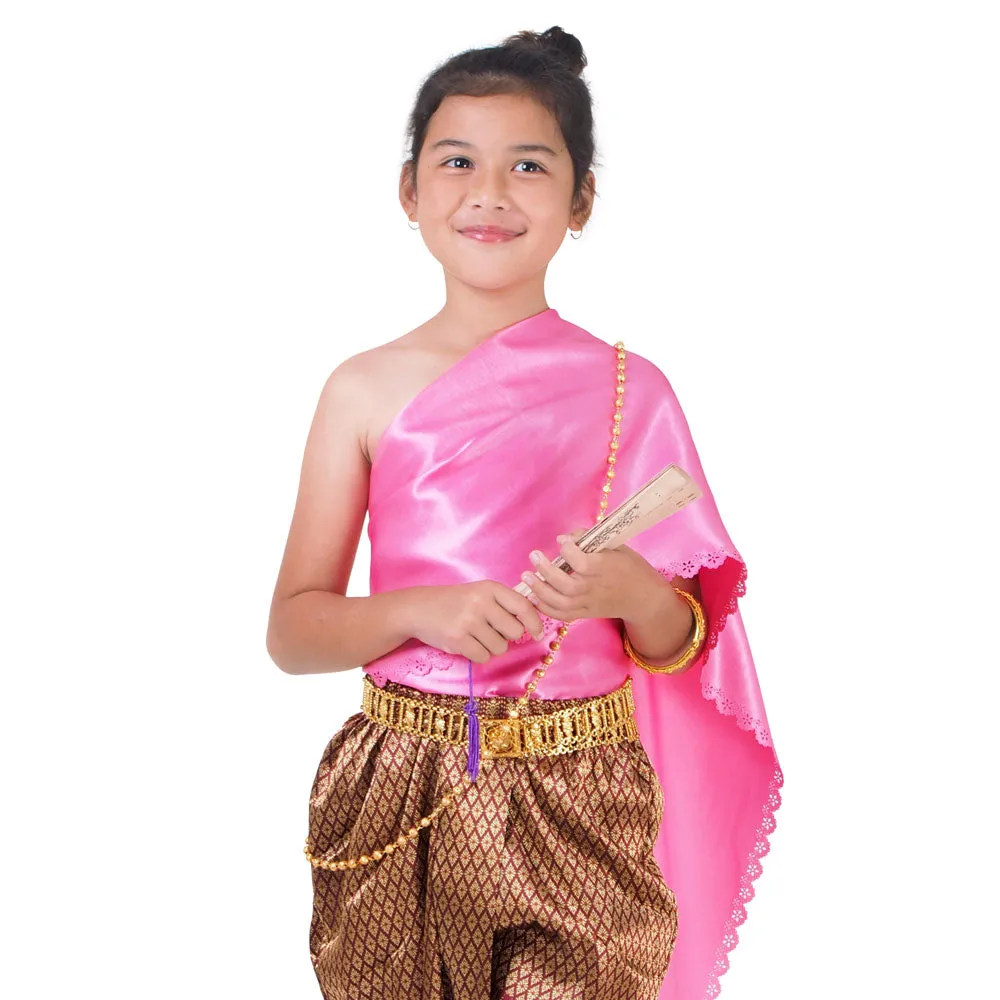 Thai Girls Formal Costume Royal Elegance