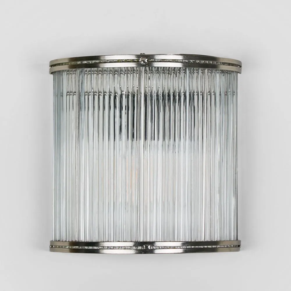 Verre Half Round Glass Wall Lamp