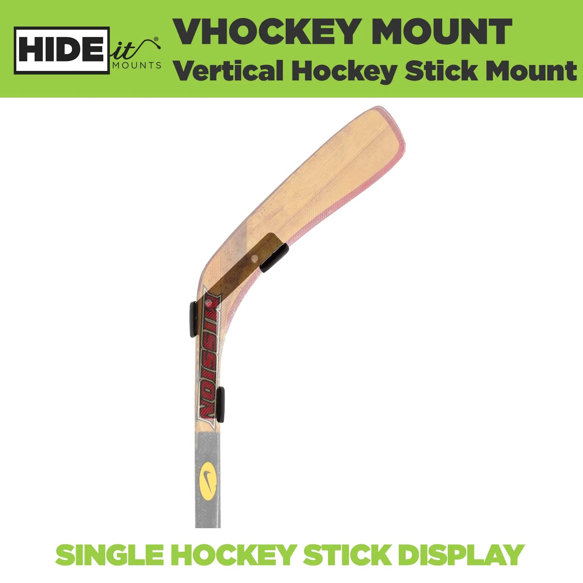 W - HIDEit VHockey | Vertical Hockey Stick Mount- DISCONTINUED.