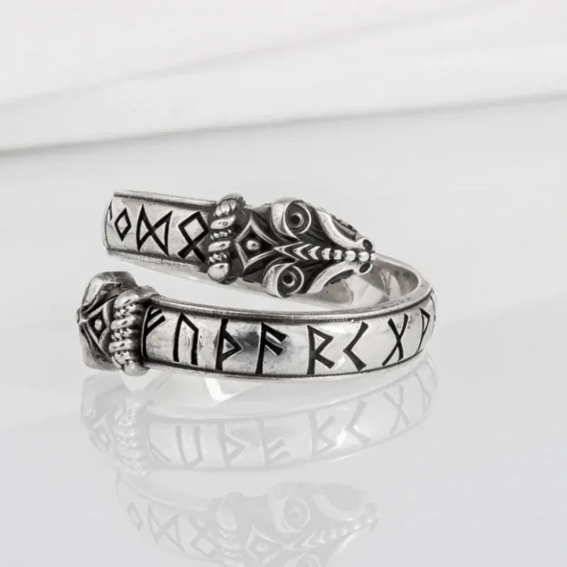 Women's Maya Totem Silver Bohemian Ring