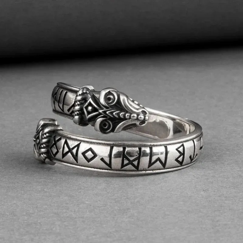 Women's Maya Totem Silver Bohemian Ring