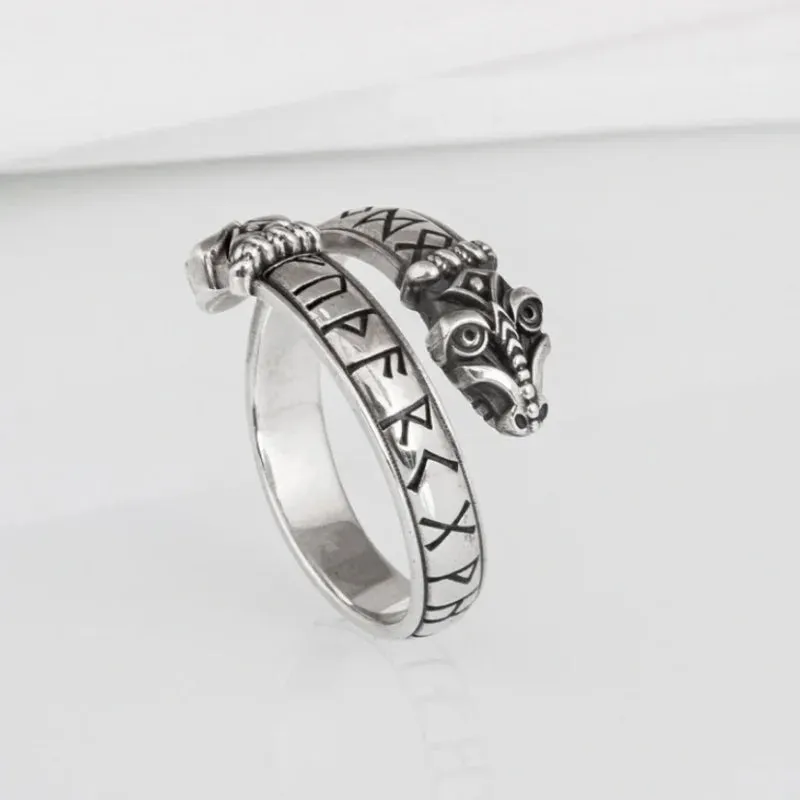 Women's Maya Totem Silver Bohemian Ring