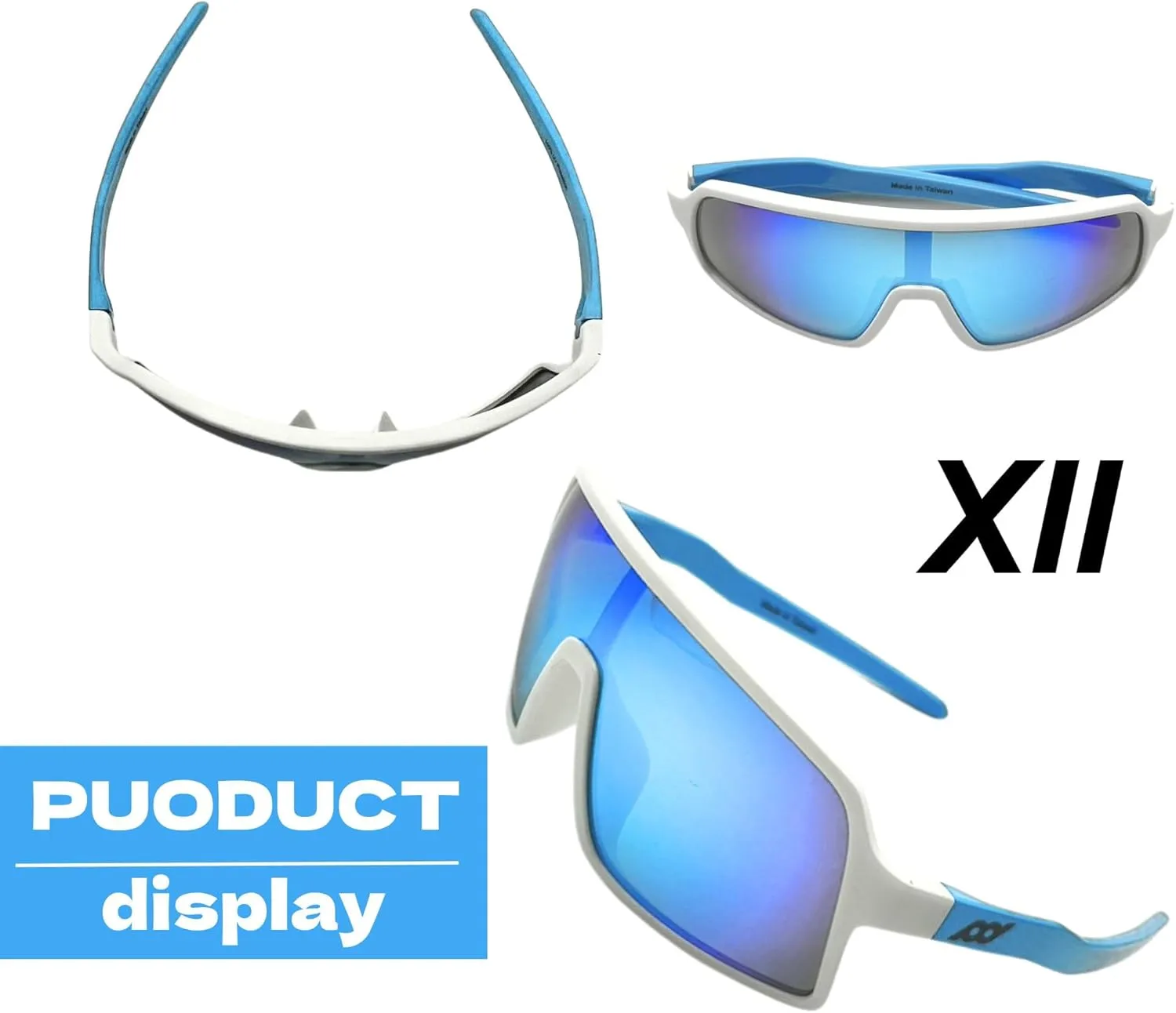 XII WY Kids Sunglasses Polarized UV Protection Flexible Rubber Glasses Shades for Boys Girls